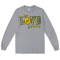 Heather Grey love summer Long Sleeve Tee - CowhideDigitalArt