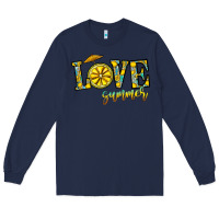 Navy love summer Long Sleeve Tee - CowhideDigitalArt