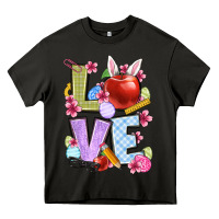 Asphalt Easter love Teacher Heavy Core Tee - OliviaCreatesArt