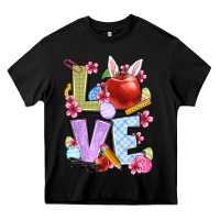 Black Easter love Teacher Heavy Core Tee - OliviaCreatesArt
