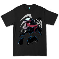 Black VENOM ART Premium Tee - DesigneFamous