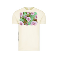 Vintage Arctic Pink Roses Background Vintage Tee - LillyAllenDesigns