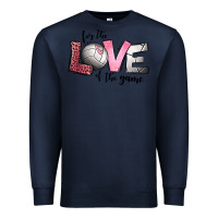 Navy for the love of the game volleyball Premium Sweatshirt - Jasminsmagicworld