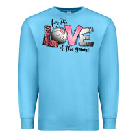 Ocean Blue for the love of the game volleyball Premium Sweatshirt - Jasminsmagicworld
