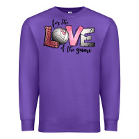 Purple for the love of the game volleyball Premium Sweatshirt - Jasminsmagicworld