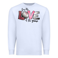 White for the love of the game volleyball Premium Sweatshirt - Jasminsmagicworld
