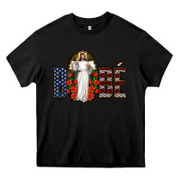 Black bebe jesus christ Heavy Core Tee - Jasminsmagicworld