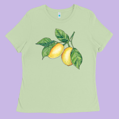 Lemons Ladies Tee Designed By Bundleandbundleshop