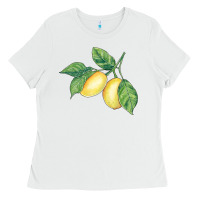 White lemons Ladies Tee - BundleAndBundleShop