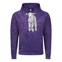 Cloud Purple merino wool baby sheep Vintage Hoodie - LillyAllenDesigns