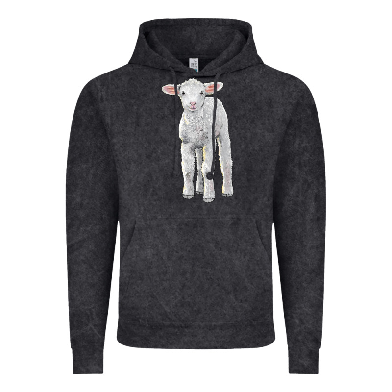 Merino Wool Baby Sheep Vintage Hoodie by LillyAllenDesigns | Teevron