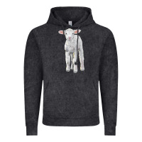 Vintage Black merino wool baby sheep Vintage Hoodie - LillyAllenDesigns