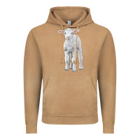 Vintage Camel merino wool baby sheep Vintage Hoodie - LillyAllenDesigns