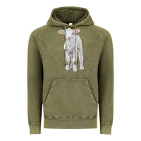 Vintage Olive merino wool baby sheep Vintage Hoodie - LillyAllenDesigns