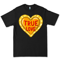 Black valentine's day hearts Premium Tee - FaDigitalArtStudio