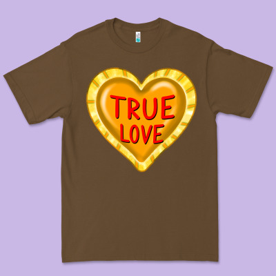 Valentine's Day Hearts Premium Tee Designed By Fadigitalartstudio