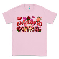 Bubblegum Pink One loved mama Valentine's Day Classic Tee - FaDigitalArtStudio