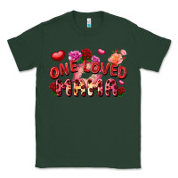 Sports Green One loved mama Valentine's Day Classic Tee - FaDigitalArtStudio
