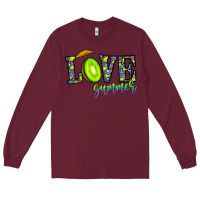 Burgundy love summer Long Sleeve Tee - CowhideDigitalArt