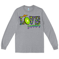 Heather Grey love summer Long Sleeve Tee - CowhideDigitalArt