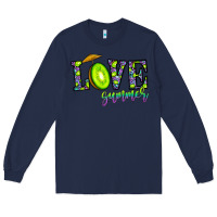 Navy love summer Long Sleeve Tee - CowhideDigitalArt