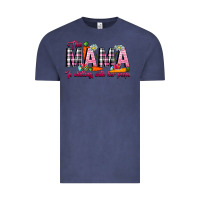Vintage Denim This Mama Is Chilling With Her Peeps Vintage Tee - CowhideDigitalArt