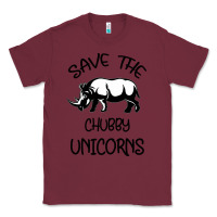 Burgundy save the chubby unıcorns Classic Tee - Bettercallsaul