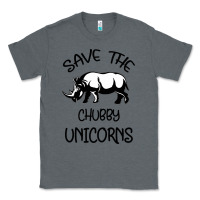 Charcoal Heather save the chubby unıcorns Classic Tee - Bettercallsaul