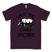 Plum save the chubby unıcorns Classic Tee - Bettercallsaul