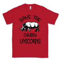 Red save the chubby unıcorns Classic Tee - Bettercallsaul