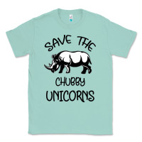 Seafoam save the chubby unıcorns Classic Tee - Bettercallsaul