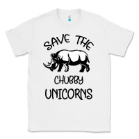 White save the chubby unıcorns Classic Tee - Bettercallsaul