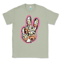 Matcha Jack Russel Peace Sign Classic Tee - Jasminsmagicworld
