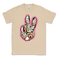 Mushroom Jack Russel Peace Sign Classic Tee - Jasminsmagicworld