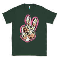 Sports Green Jack Russel Peace Sign Classic Tee - Jasminsmagicworld
