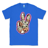 True Royal Jack Russel Peace Sign Classic Tee - Jasminsmagicworld