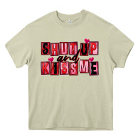 Mossy Shut up and kiss me Heavy Core Tee - FaDigitalArtStudio