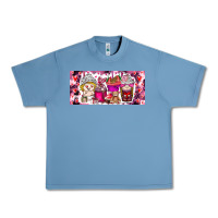 Pebble Blue Valentine Coffee Urban Heavy Tee - CowhideDigitalArt