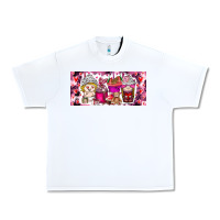 White Valentine Coffee Urban Heavy Tee - CowhideDigitalArt