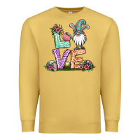 Antique Gold easter gnome easter bunny gnome Premium Sweatshirt - Jasminsmagicworld