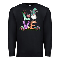 Black easter gnome easter bunny gnome Premium Sweatshirt - Jasminsmagicworld