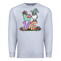 Heather Grey easter gnome easter bunny gnome Premium Sweatshirt - Jasminsmagicworld