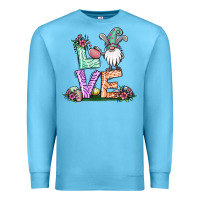 Ocean Blue easter gnome easter bunny gnome Premium Sweatshirt - Jasminsmagicworld