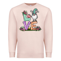 Pale Pink easter gnome easter bunny gnome Premium Sweatshirt - Jasminsmagicworld