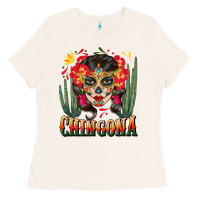Bone chingona sugar skull Ladies Tee - BundleAndBundleShop