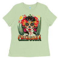 Chingona Sugar Skull Ladies Tee | Teevron