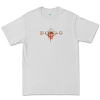 Dove Grey #diablo Premium Tee - DesigneFamous