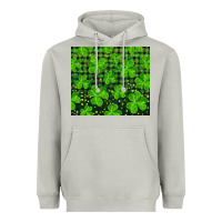 Moon Dust shamrock and plaid Heavyweight Hoodie - RanaPortraitStore
