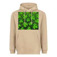 Mushroom shamrock and plaid Heavyweight Hoodie - RanaPortraitStore
