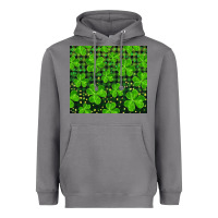 Storm shamrock and plaid Heavyweight Hoodie - RanaPortraitStore